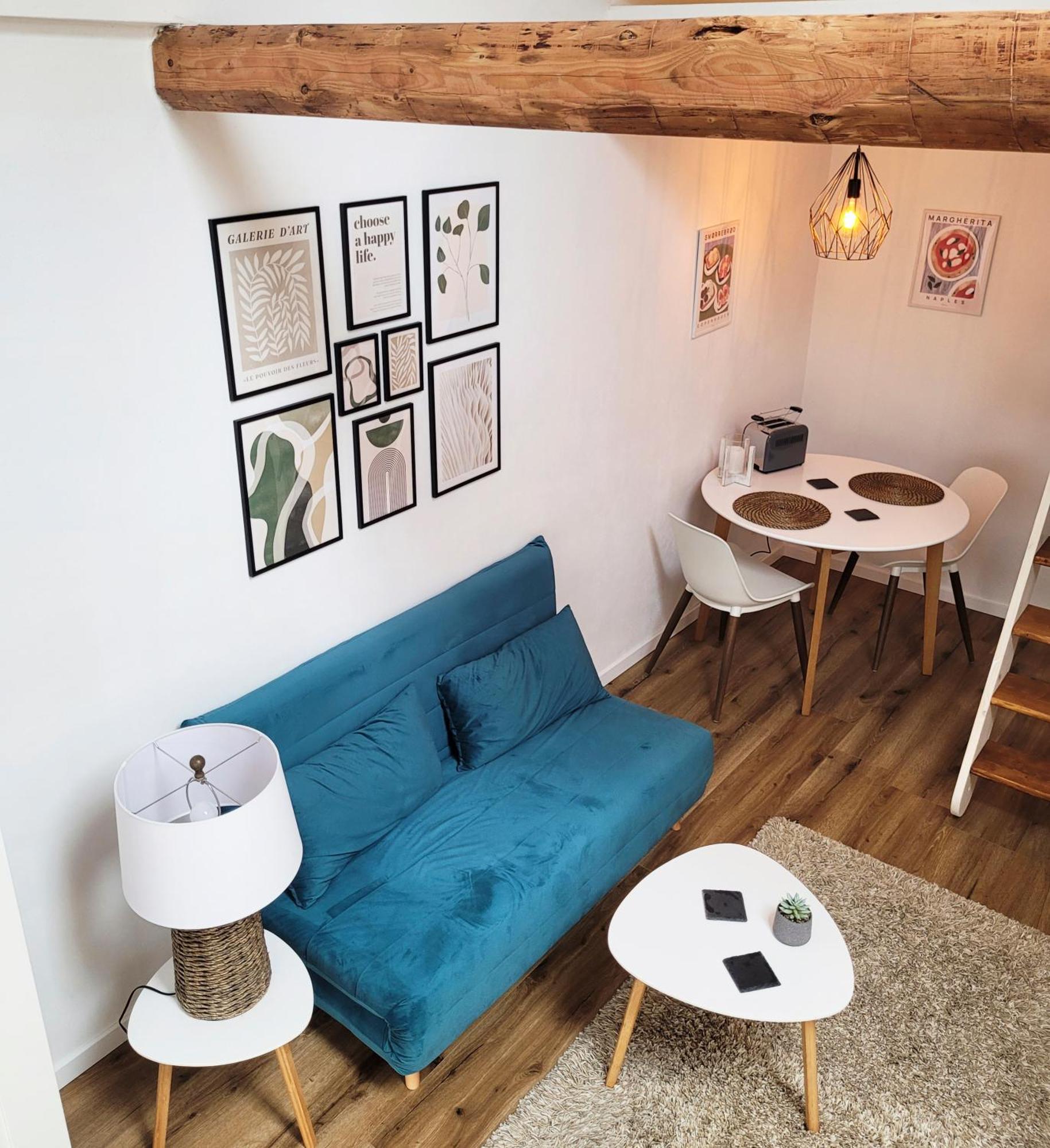 Modernes 1-Zimmer-Apartment Mit Galerie-Schlafkoje Im Skandinavischen Stil Ostenfeld  Bagian luar foto
