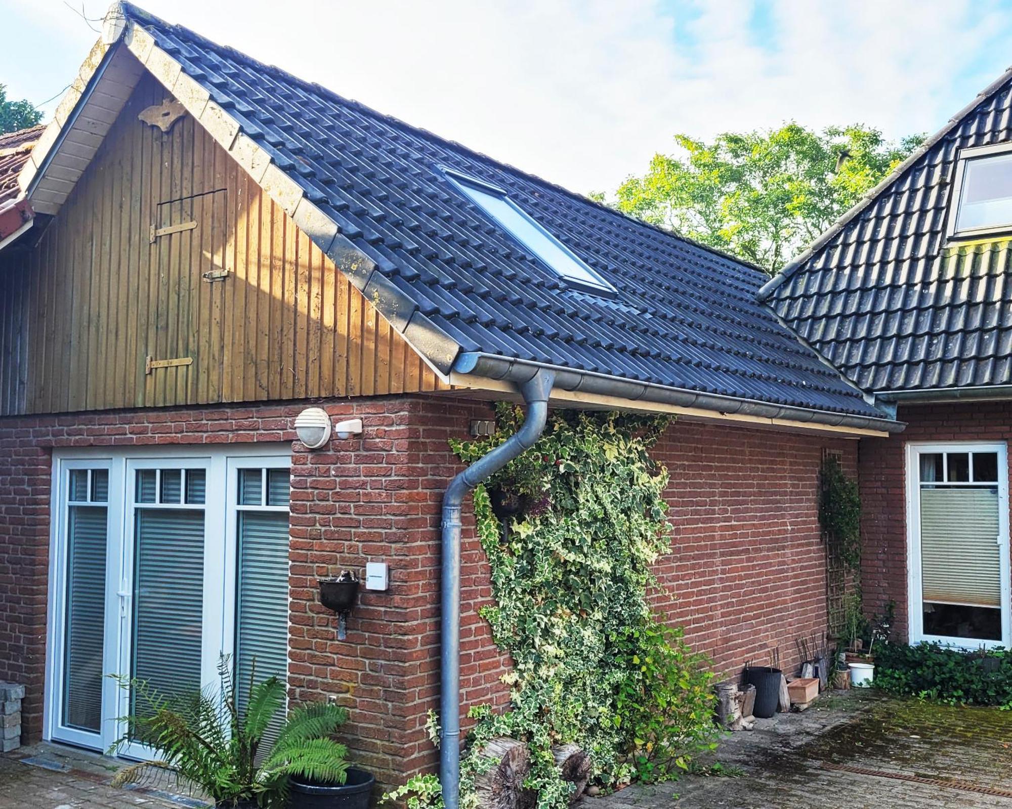 Modernes 1-Zimmer-Apartment Mit Galerie-Schlafkoje Im Skandinavischen Stil Ostenfeld  Bagian luar foto